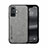 Funda Lujo Cuero Carcasa DY1 para Xiaomi Poco F4 GT 5G Gris