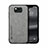 Funda Lujo Cuero Carcasa DY1 para Xiaomi Poco X3 Pro Gris