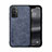 Funda Lujo Cuero Carcasa DY1 para Xiaomi Redmi Note 10 Pro 4G Azul