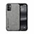 Funda Lujo Cuero Carcasa DY1 para Xiaomi Redmi Note 10T 5G Gris