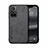 Funda Lujo Cuero Carcasa DY1 para Xiaomi Redmi Note 11S 5G Negro