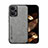 Funda Lujo Cuero Carcasa DY1 para Xiaomi Redmi Note 12 Turbo 5G Gris