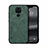 Funda Lujo Cuero Carcasa DY1 para Xiaomi Redmi Note 9 Verde