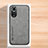 Funda Lujo Cuero Carcasa DY2 para Huawei Honor 50 5G Gris