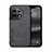 Funda Lujo Cuero Carcasa DY2 para OnePlus Ace 2 5G Negro