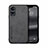 Funda Lujo Cuero Carcasa DY2 para Oppo A1 5G Negro