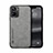 Funda Lujo Cuero Carcasa DY2 para Realme 10 4G Gris