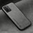 Funda Lujo Cuero Carcasa DY2 para Xiaomi Redmi Note 11 SE India 4G Gris