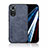 Funda Lujo Cuero Carcasa DY3 para Huawei Honor 50 5G Azul