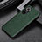 Funda Lujo Cuero Carcasa GS1 para Huawei Honor 50 5G Verde