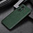 Funda Lujo Cuero Carcasa GS1 para Huawei Honor 60 5G Verde