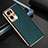 Funda Lujo Cuero Carcasa GS1 para Oppo Reno7 Pro 5G Verde