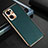 Funda Lujo Cuero Carcasa GS1 para Oppo Reno7 SE 5G Verde