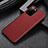 Funda Lujo Cuero Carcasa GS1 para Samsung Galaxy S20 5G Rojo