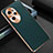 Funda Lujo Cuero Carcasa GS2 para Huawei Honor 100 Pro 5G Verde