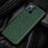 Funda Lujo Cuero Carcasa GS2 para Oppo Find X3 5G Verde