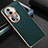 Funda Lujo Cuero Carcasa GS2 para Oppo Reno11 Pro 5G Verde