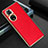 Funda Lujo Cuero Carcasa GS3 para Huawei Honor 50 5G Rojo