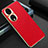 Funda Lujo Cuero Carcasa GS3 para Huawei Honor 90 5G Rojo