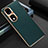 Funda Lujo Cuero Carcasa GS3 para Huawei Honor 90 Pro 5G Verde