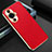 Funda Lujo Cuero Carcasa GS3 para Huawei Nova 11 Rojo