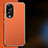 Funda Lujo Cuero Carcasa JB1 para Huawei Honor 90 5G Naranja