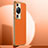 Funda Lujo Cuero Carcasa JB1 para Huawei P60 Pro Naranja