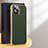 Funda Lujo Cuero Carcasa JB2 para Apple iPhone 14 Pro Verde