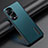 Funda Lujo Cuero Carcasa JB3 para Huawei Honor 70 Pro 5G Verde