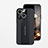 Funda Lujo Cuero Carcasa JB5 para Apple iPhone 15 Negro