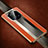Funda Lujo Cuero Carcasa K01 para Huawei Mate 40E Pro 4G Naranja
