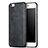 Funda Lujo Cuero Carcasa L01 para Apple iPhone 6 Negro