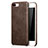 Funda Lujo Cuero Carcasa L02 para Apple iPhone 8 Plus Marron