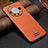 Funda Lujo Cuero Carcasa LD1 para Huawei Mate 60 Pro+ Plus Naranja