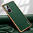 Funda Lujo Cuero Carcasa LD1 para Huawei P50 Verde