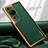 Funda Lujo Cuero Carcasa LD1 para Huawei P60 Art Verde