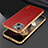 Funda Lujo Cuero Carcasa LD3 para Apple iPhone 15 Rojo