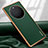 Funda Lujo Cuero Carcasa LD4 para Huawei Mate 60 Pro Verde