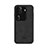 Funda Lujo Cuero Carcasa LS1 para Oppo Reno11 Pro 5G Negro