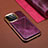 Funda Lujo Cuero Carcasa MT1 para Apple iPhone 15 Pro Max Morado