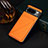 Funda Lujo Cuero Carcasa MT2 para Google Pixel 8 Pro 5G Naranja