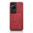 Funda Lujo Cuero Carcasa MT2 para Huawei P60 Pro Rojo