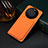 Funda Lujo Cuero Carcasa MT4 para Huawei Mate 60 Naranja