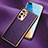 Funda Lujo Cuero Carcasa N03 para Huawei P40 Pro Morado