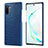 Funda Lujo Cuero Carcasa P02 para Samsung Galaxy Note 10 Plus Azul