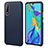 Funda Lujo Cuero Carcasa P03 para Huawei P30 Azul