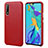 Funda Lujo Cuero Carcasa P03 para Huawei P30 Rojo