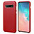 Funda Lujo Cuero Carcasa P03 para Samsung Galaxy S10 5G Rojo