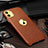 Funda Lujo Cuero Carcasa para Apple iPhone 11 Marron