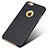 Funda Lujo Cuero Carcasa para Apple iPhone 6S Negro